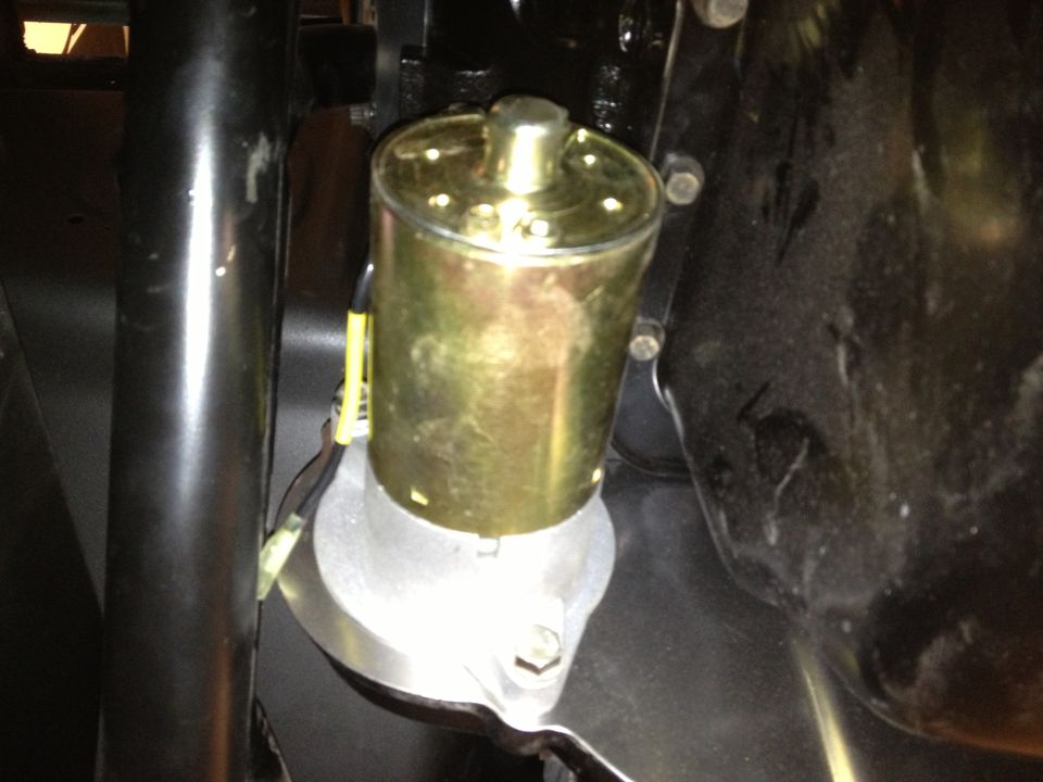 65 Mustang with PMGR starter, bottom view