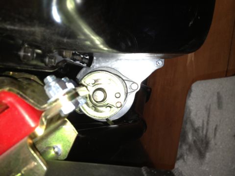 1965 Ford Mustang - 65 Mustang PMGR starter view from front of engine