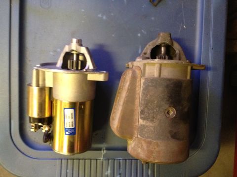 1965 Ford Mustang - 65 Mustang stock starter vs PMGR comparison