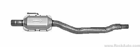 1983 Chrysler Fifth Avenue - Here's the stock M-body cat. It starts out at a full 2 1/4" and even gets almost all the way to the muffler EXCEPT for the last three…