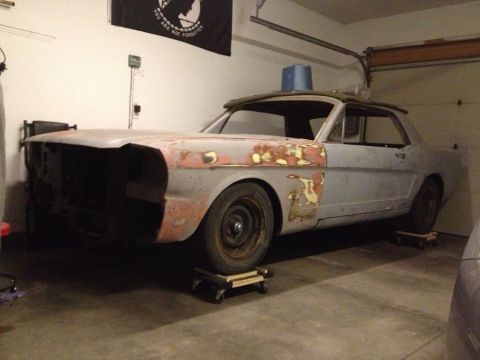 1965 Ford Mustang - 65 Mustang DS back together