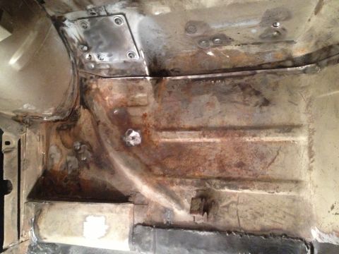 1965 Ford Mustang - 65 Mustang PS floor extension