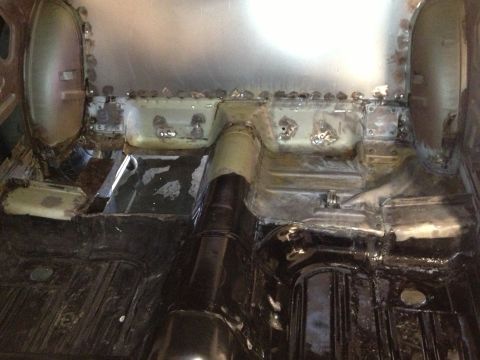 1965 Ford Mustang - 65 Mustang rear floor overview