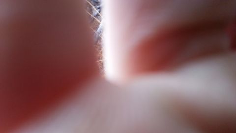 1987 Toyota 4Runner - A blurry close-up shot shows fingers and hair, with a Supermotors logo visible.