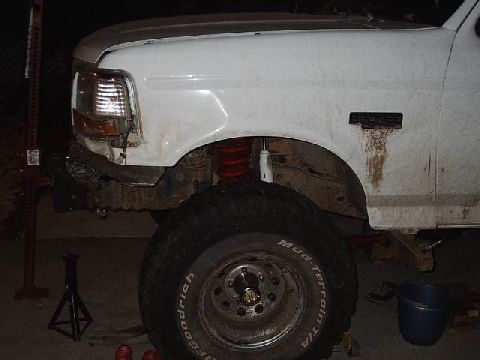 1995 Ford Bronco - DOH! 3" to low, this is frustrating...