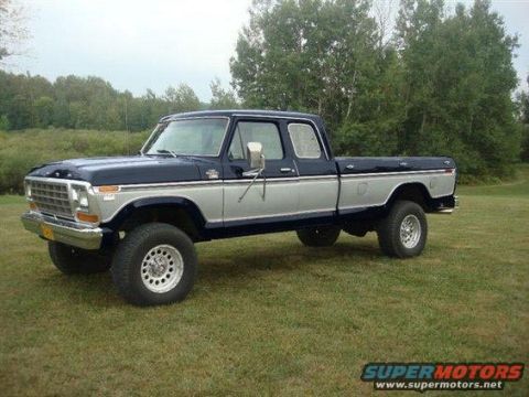 1994 Ford Bronco - This 1978 Ford F-150 pickup truck is shown in a three-quarter front view.