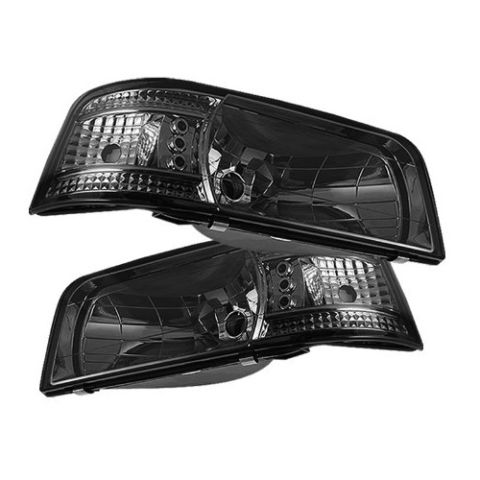 1992 Ford Bronco - Aftermarket headlights for a vehicle are shown against a white background.