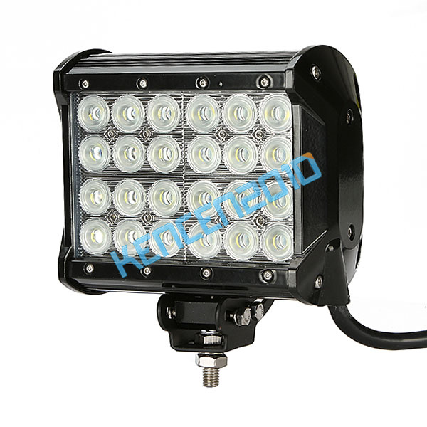 LED light bar with 24 LEDs and mounting bracket