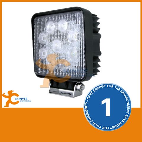 1992 Ford Bronco - This square LED light features a durable mounting bracket and is branded with the Sunyee International logo.