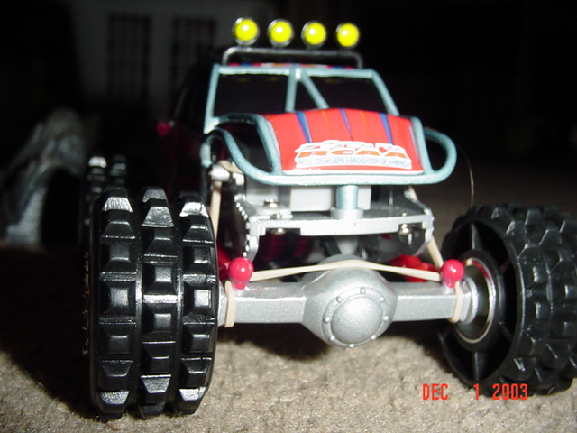 Rubberband spring setup