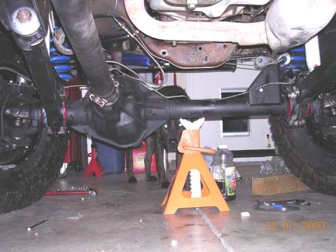 1994 Ford Bronco - the 60 is in, just waiting to finish the longer center link and track bar. Used the stock '79 D44 lines, and just hand bent them a little.…