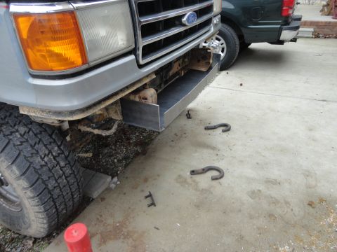 1990 Ford Bronco - First test fit. Phew...just made it. It was tight enough to stay in place by itself