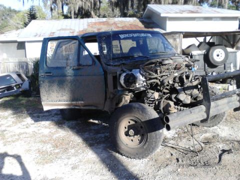 1996 Ford Bronco - starting front clip swap. also doing alot of other work