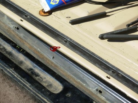 1983 Ford Bronco - For some reason, this body doesn't have slots for all the t/g seal retainer screws. I don't remember where I stashed the retainer or seal f…