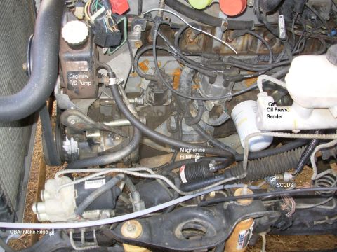1983 Ford Bronco - I haven't tested this JY Saginaw yet, so if it's bad, or if the previous bad one contaminated the steering box, I've added a 3/8" Magn…
