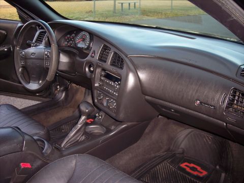 2002 Chevrolet Monte Carlo - Interior view of a Chevrolet Monte Carlo, showing the dashboard and driver's side controls.