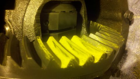 1996 Ford Bronco - Differential gears are visible in this close-up view.