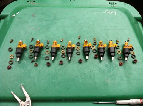 1992 Ford F-150 - Here is the thread on how to re-build and clean them. http://www.ford-trucks.com/forums/1228757-ev1-injector-revamp-and-install.html