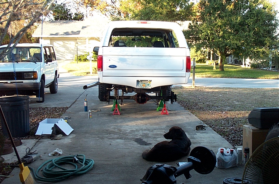 1st broken 8.8 under the truck and the eventual second one in the foreground.