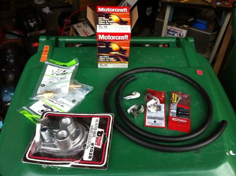 1992 Ford F-150 - I decided to NOT try another magnefine for $20. This all cost me $28, and I know the filter will hold up, after all that what has kept my e…