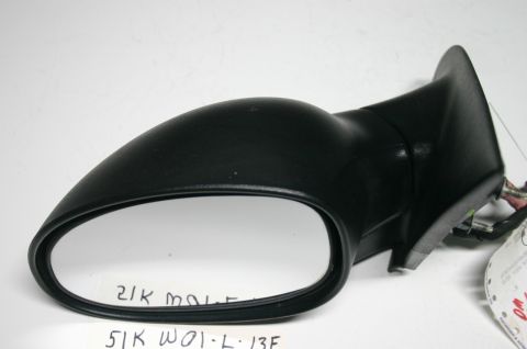 2000 Dodge Neon - A black side mirror is shown against a white background, with handwritten labels on the glass.
