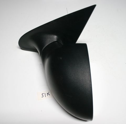 2000 Dodge Neon - A black car side mirror is shown against a white background, with a sticker labeled '51K' on its surface.