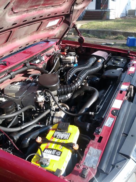 1995 Ford Bronco - after cleaning and cold air intake