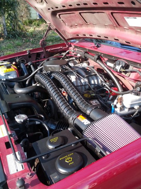 1995 Ford Bronco - After cleaning and cold air intake