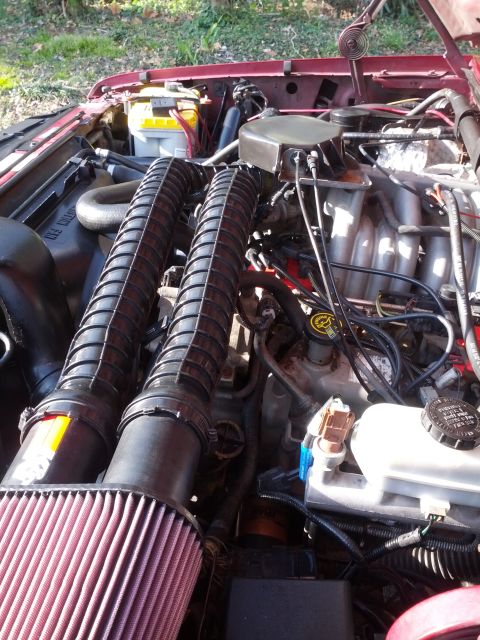 1995 Ford Bronco - After cleaning and cold air intake