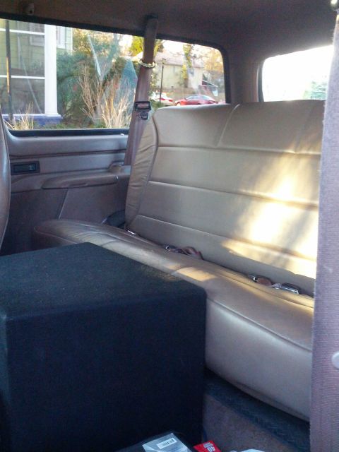 1995 Ford Bronco - Immaculate back seat.