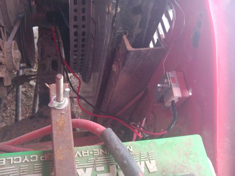 1979 Ford Bronco - Wiring and battery components are visible in this engine bay shot.
