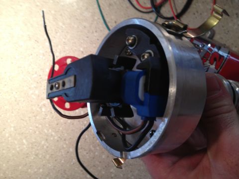 1965 Ford Mustang - 65 Mustang Procomp pro billet distributor inside