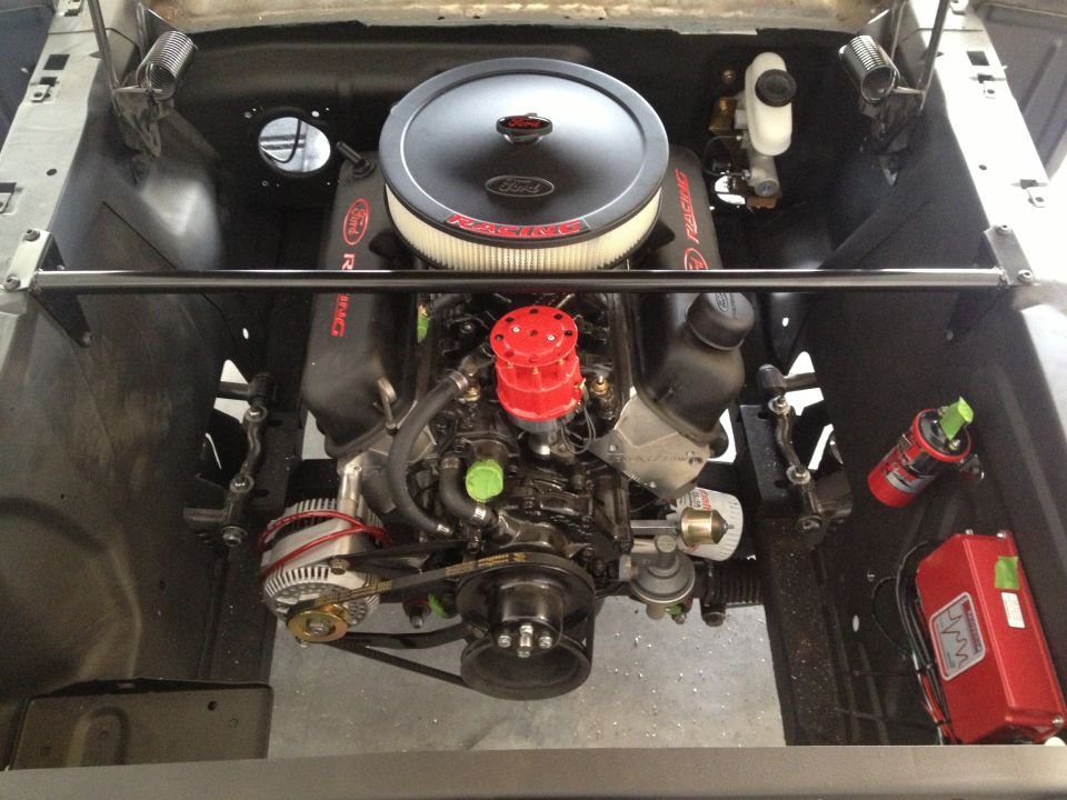 65 Mustang 302 w/ pro comp ignition front