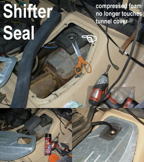 1983 Ford Bronco - I think this foam pad was on my original '83 trans - I don't ever remember seeing one in a JY. But over the years, it has become saturated…