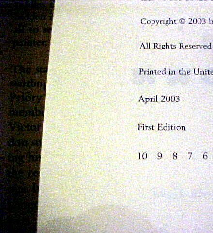 2003 Ford Expedition - Copyright page shows the publication date as April 2003.