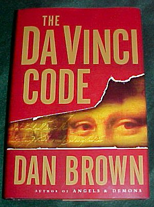 2003 Ford Expedition - The cover of The Da Vinci Code book by Dan Brown is shown.