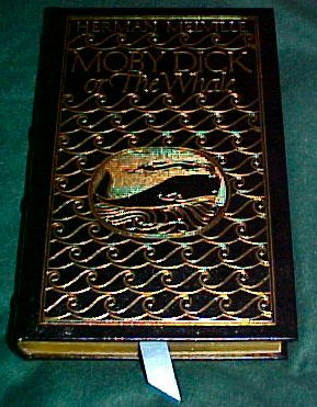 2003 Ford Expedition - A decorative book cover for Moby Dick features a repeating wave pattern and a central oval illustration of a ship at sea.