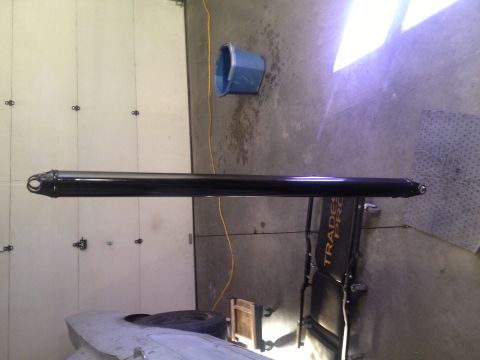 1965 Ford Mustang - 65 Mustang driveshaft painted with POR-15