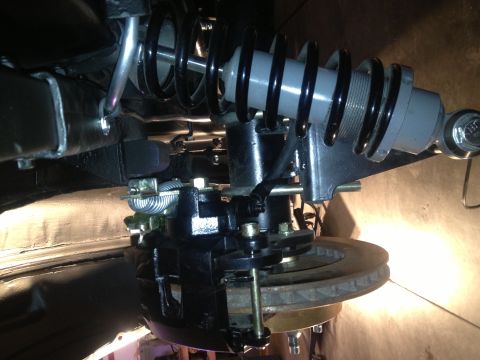 1965 Ford Mustang - 65 Mustang cadillac metric caliper and ebrake drivers side