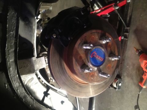 1965 Ford Mustang - 65 Mustang drivers side caliper and rotor