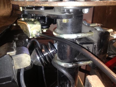 1965 Ford Mustang - 65 Mustang with Lokar hand brake kit to metric caliper
