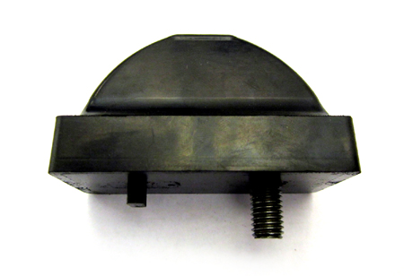 1976 Chevrolet Corvette - This is a rubber mount with a threaded bolt and a pin, likely a vehicle part.