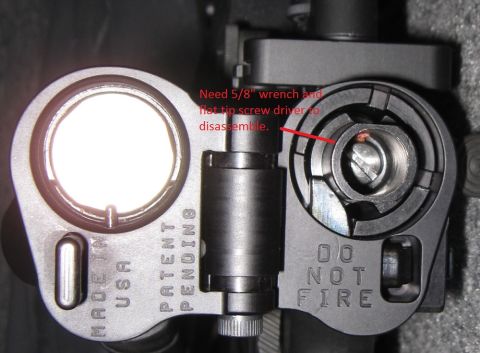 2000 Ford Crown Victoria - This firearm part has 'MADE IN USA' and 'PATENT PENDING' markings, plus a warning to 'DO NOT FIRE'.