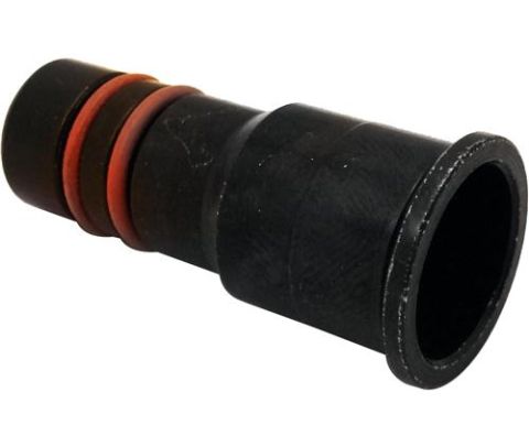 1998 Ford Crown Victoria - This is a black automotive part with two red O-rings and a flared end, shown against a white background.
