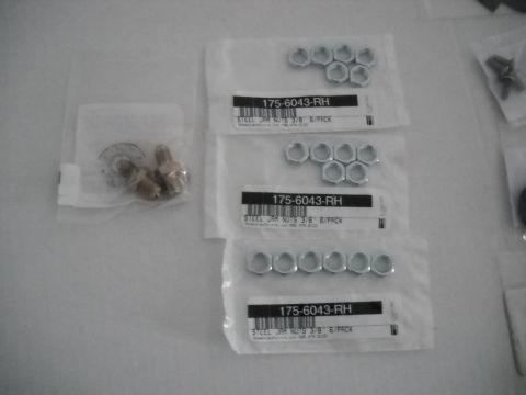 1954 Ford F-100 - 12-28-2012: I got some jam nuts for my brake fittings and a couple caliper adapter fittings.