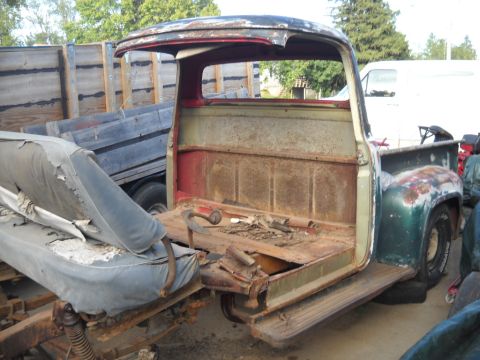 1954 Ford F-100 - 9-10-2012: Today I pulled the seat.