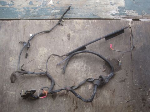 1993 Ford Bronco - 95 Bronco Tailgate harness with Defrost. Upper left of pic is the defrost connections, upper right with the plastic panels is the window mo…