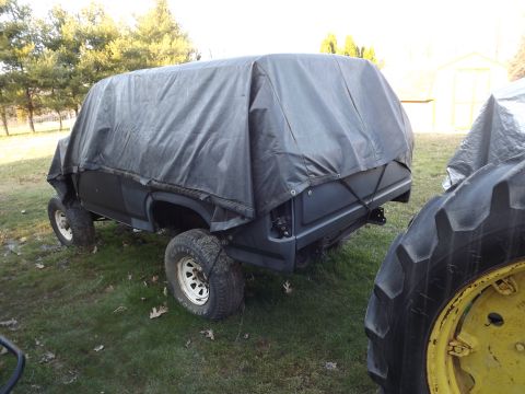1981 Ford Bronco - The way it sat since i brought it home.