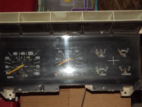 1981 Ford Bronco - Donor Cluster im salvaging the tach and electrical panel from