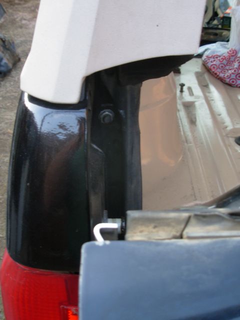 1983 Ford Bronco - Another thing Ford should have included - a courtesy lamp switch in the tailgate jamb. I'll re-make the pad eventually so it's not an open…
